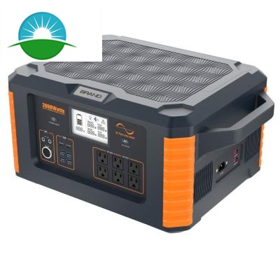 ベスト 2000W オフグリッド ポータブル パワー ステーション カスタム
