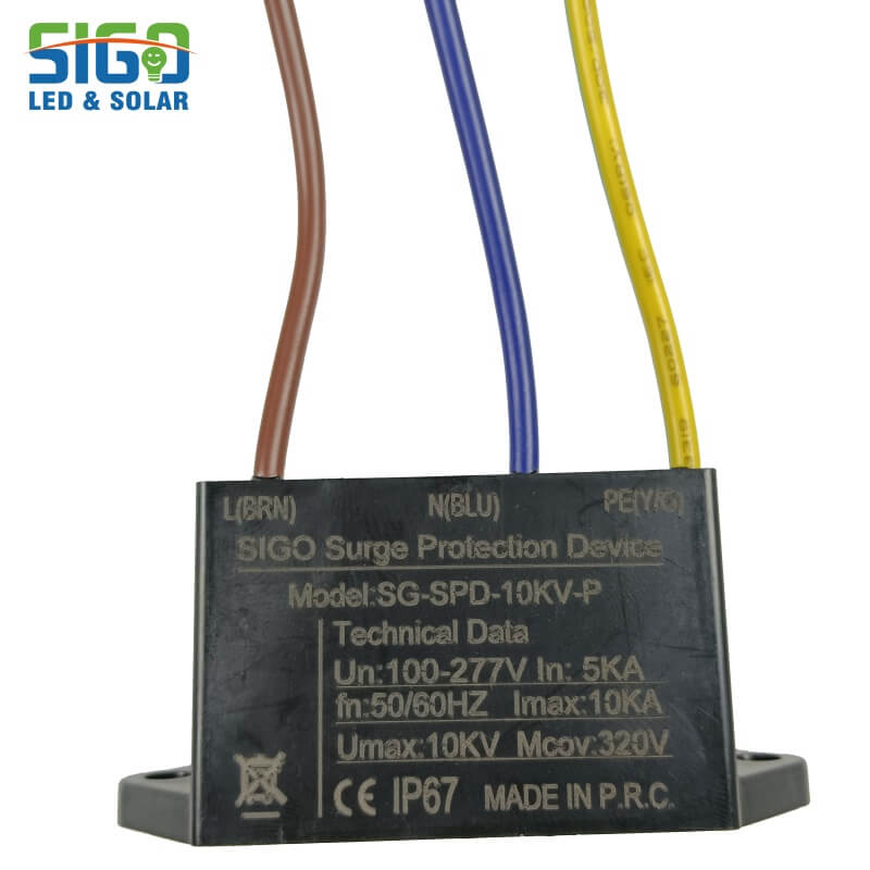 SIGOLED テクノロジー - LED 街路灯用 10KV SPD